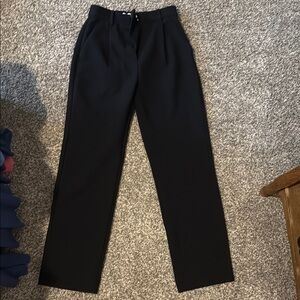 Abercrombie & Fitch Black Tailored Trousers